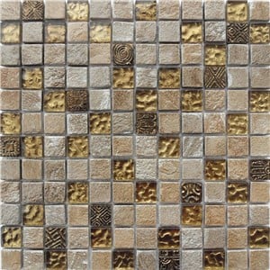 NB1130 CAMDEN STONE MIXED MOSAIC SHEET 295X295