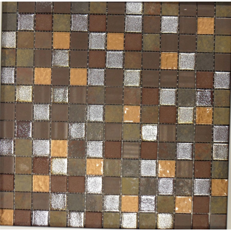 NB19862 PRESTIGE BRONZE/SLATE MOSAIC SHEET 333X333