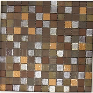 NB19862 PRESTIGE BRONZE/SLATE MOSAIC SHEET 333X333