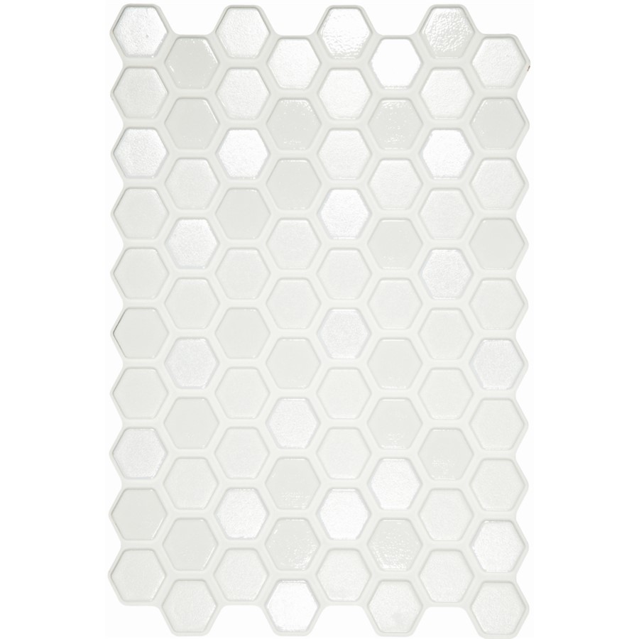 NB19942 HEXAGON INTERLOCKING MOSAIC WHITE 200X300