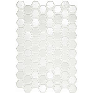 NB19942 HEXAGON INTERLOCKING MOSAIC WHITE 200X300