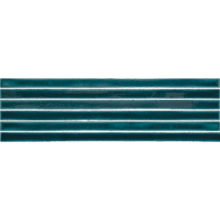 NB18082 HARBOUR SAPPHIRE CRACKLE GLOSS 130X450 SHEET