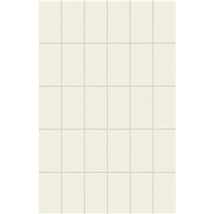 NB1861 AFFINITY WARM WHITE PLAIN MOSAIC WALL TILE 270X420