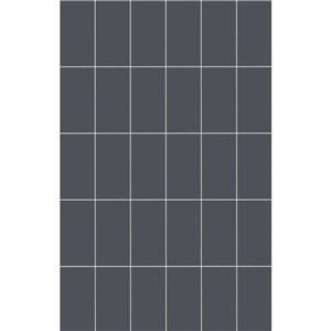 NB1881 AFFINITY BLACK PLAIN MOSAIC WALL TILE 270X420