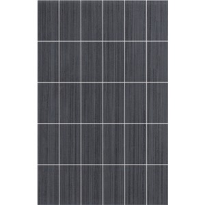 NB1884 AFFINITY BLACK BRUSHED MOSAIC WALL TILE 270X420