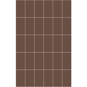 NB1841 AFFINITY COFFEE PLAIN MOSAIC WALL TILE 270X420