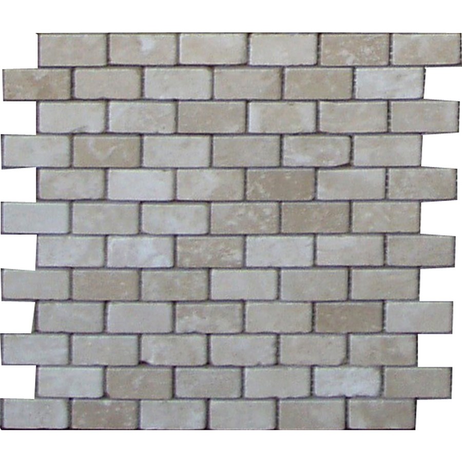 NB2228 NATURAL TRAVERTINE M/LIGHT MOSAIC 305X305 (23X49)