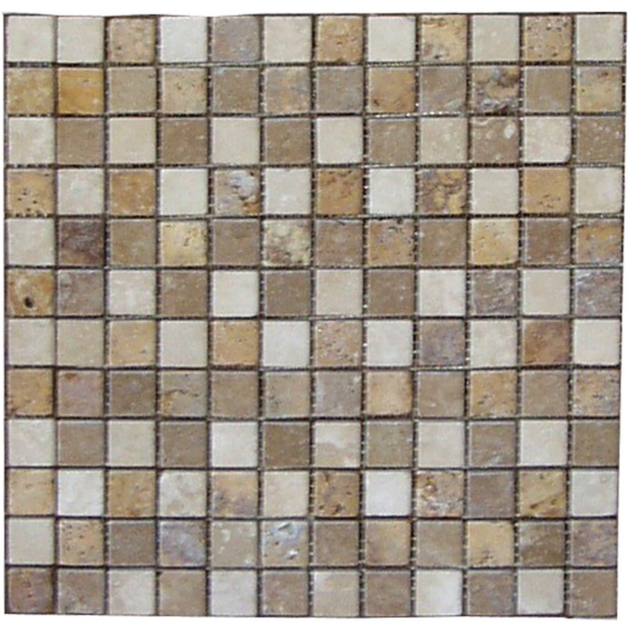 NB2230 NATURAL TRAVERTINE MIX MOSAIC 305X305 (23X23)