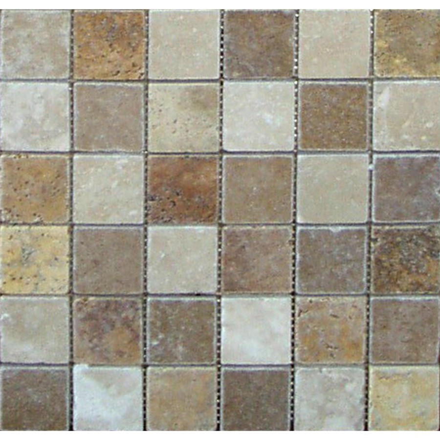 NB2232 NATURAL TRAVERTINE MIX MOSAIC 305X305 (49X49)