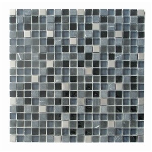 NB1280 CLARITY MOSAIC MIX BLACK/SILVER 300X300